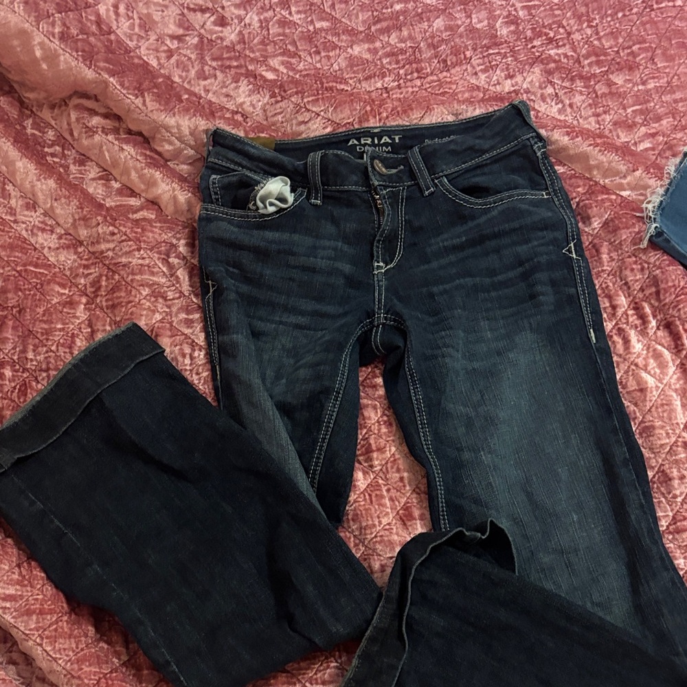 Ariat Women's Dark Blue Boot Cut Jeans